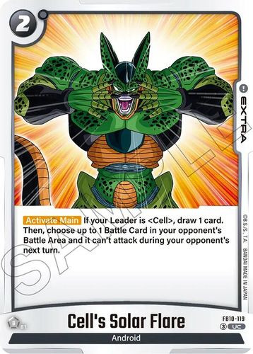 [FB10-119](UC) Cell's Solar Flare