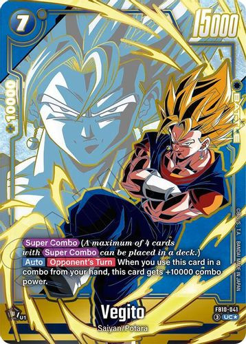 [FB10-041](UC) Vegito (1 Star Alt Art) (Foil)
