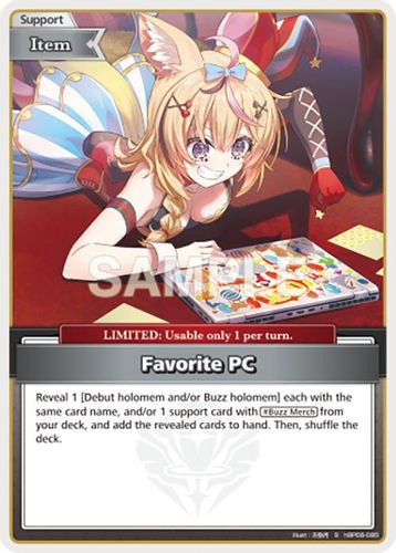 [hBP06-085](S) Favorite PC {Foil}