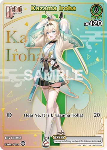 [hBP01-048](HR) Kazama Iroha (HBP06 ver.) {Foil}