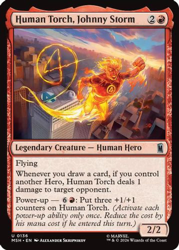 [MSH-0136](U) Human Torch, Johnny Storm