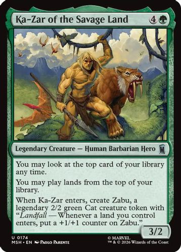 [MSH-0174](U) Ka-Zar of the Savage Land