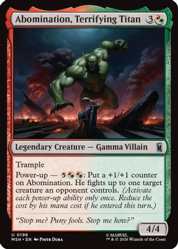 [MSH-0198](U) Abomination, Terrifying Titan