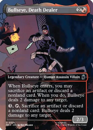 [MSH-0325](U) Bullseye, Death Dealer (Borderless)