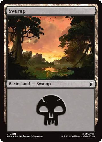 [MSH-0291](L) Swamp (Foil)