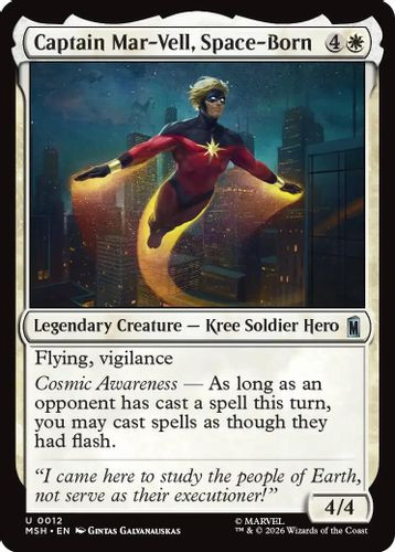 [MSH-0012](U) Captain Mar-vell, Space-Born (Foil)