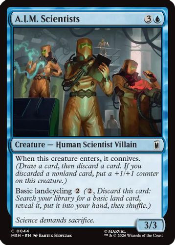 [MSH-0044](C) A.I.M. Scientists (Foil)