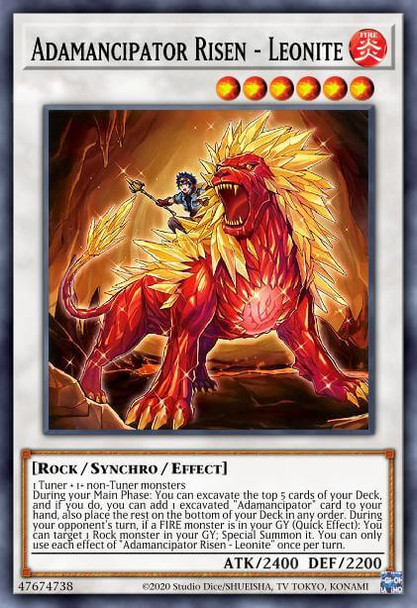 MP21-EN230 Adamancipator Risen - Leonite (Ultra Rare) <1st>