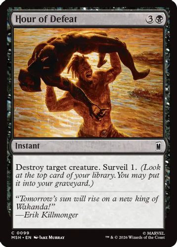 [MSH-0099](C) Hour of Defeat (Foil)
