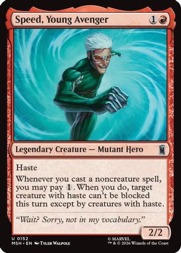 [MSH-0152](U) Speed, Young Avenger (Foil)