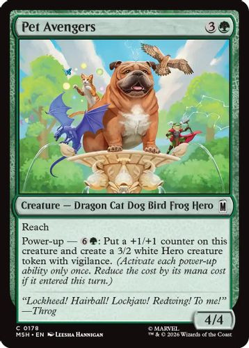 [MSH-0178](C) Pet Avengers (Foil)