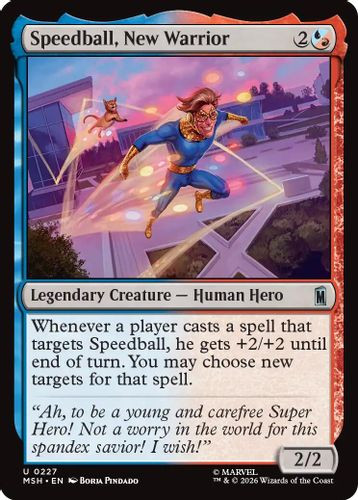 [MSH-0227](U) Speedball, New Warrior (Foil)