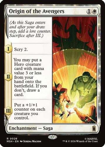 [MSH-0028](R) Origin of the Avengers