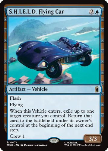 [MSH-0074](R) S.H.I.E.L.D. Flying Car