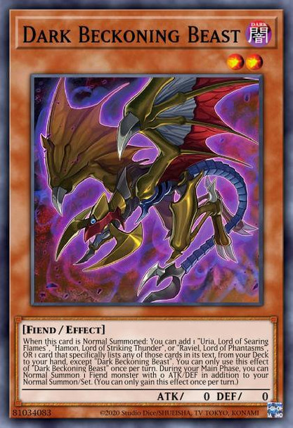 MP21-EN249 Dark Beckoning Beast (Ultra Rare) <1st>