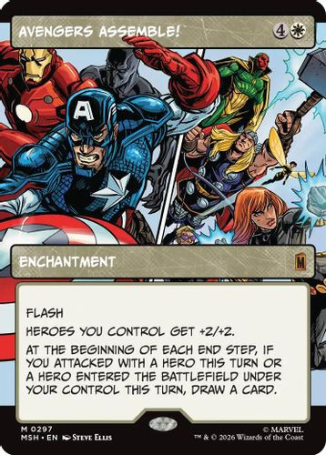 [MSH-0297](M) Avengers Assemble! (Borderless)