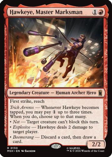 [MSH-0130](R) Hawkeye, Master Marksman (Foil)