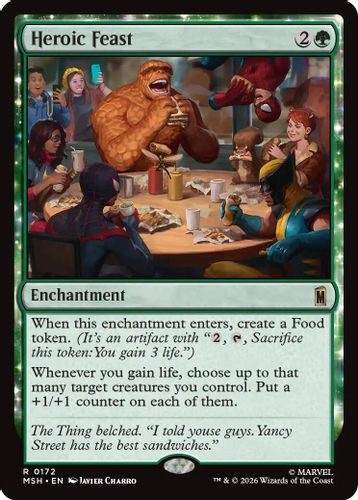 [MSH-0172](R) Heroic Feast (Foil)