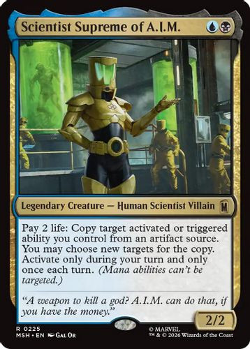 [MSH-0225](R) Scientist Supreme of A.I.M. (Foil)