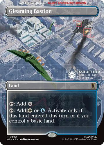 [MSH-0382](R) Gleaming Bastion (Borderless) (Foil)