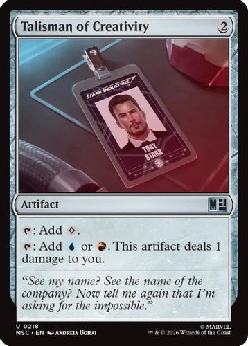 [MSC-0218](U) Talisman of Creativity