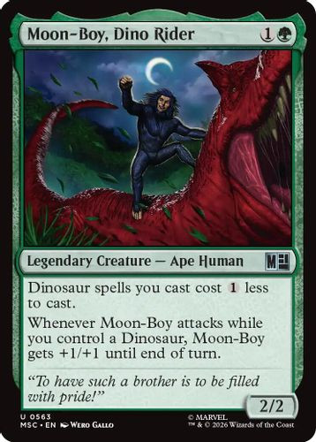 [MSC-0563](U) Moon-Boy, Dino Rider