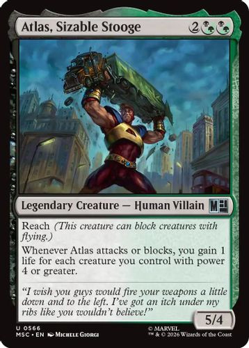[MSC-0566](U) Atlas, Sizable Stooge