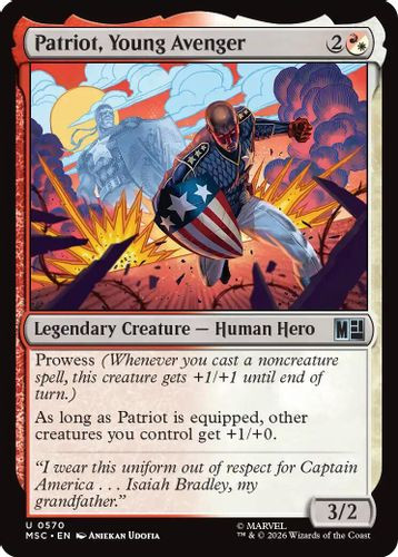 [MSC-0570](U) Patriot, Young Avenger