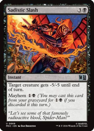 [MSC-0666](U) Sadistic Slash