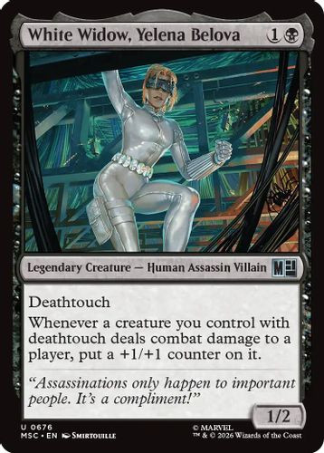 [MSC-0676](U) White Widow, Yelena Belova