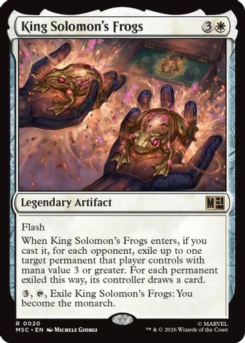 [MSC-0020](R) King Solomon's Frogs