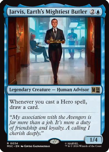 [MSC-0034](R) Jarvis, Earth's Mightiest Butler