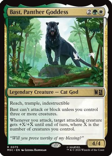 [MSC-0075](R) Bast, Panther Goddess