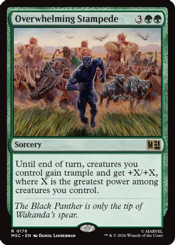 [MSC-0178](R) Overwhelming Stampede