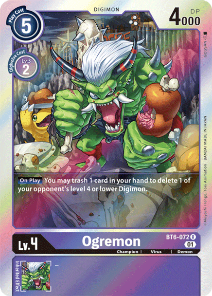 BT06-072R Ogremon (Foil)