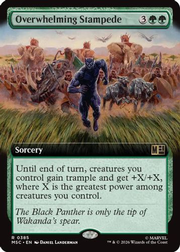 [MSC-0385](R) Overwhelming Stampede (Extended Art)
