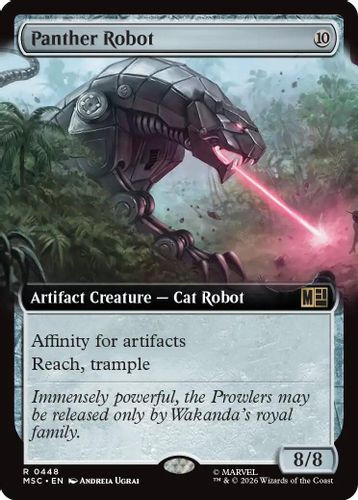 [MSC-0448](R) Panther Robot (Extended Art)