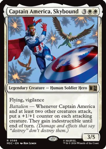 [MSC-0588](R) Captain America, Skybound