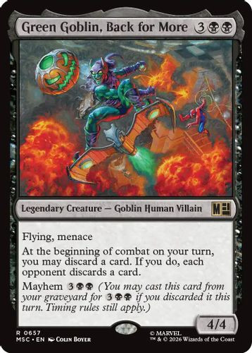[MSC-0657](R) Green Goblin, Back for More
