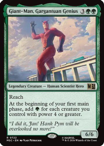 [MSC-0722](R) Giant-Man, Gargantuan Genius