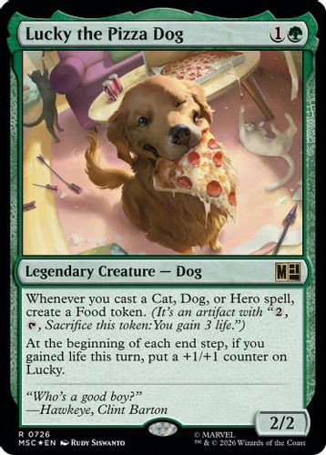 [MSC-0726](R) Lucky the Pizza Dog