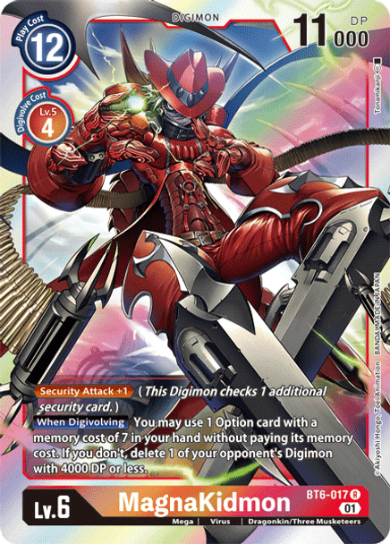 BT06-017R MagnaKidmon (Prerelease Stamp) (Foil)