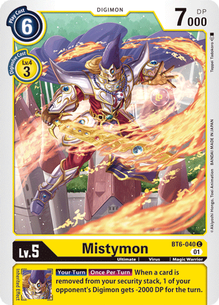 BT06-040U Mistymon (Prerelease Stamped)