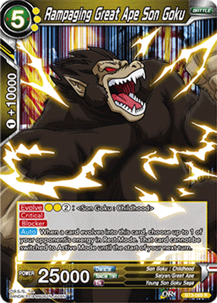 BT03-089R Rampaging Great Ape Son Goku