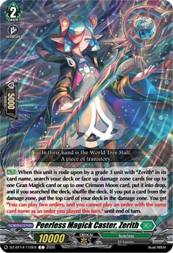 [DZ-BT14/110EN](C) Peerless Magick Caster, Zerith