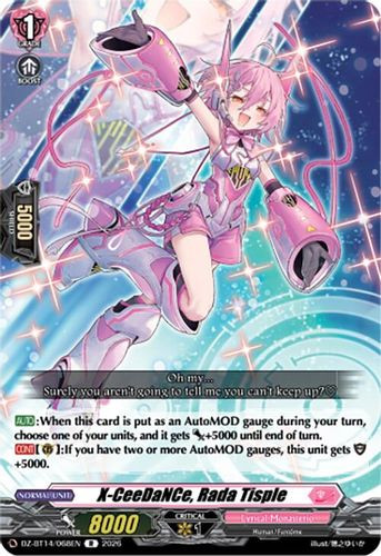[DZ-BT14/068EN](R) X-CeeDaNCe, Rada Tisple