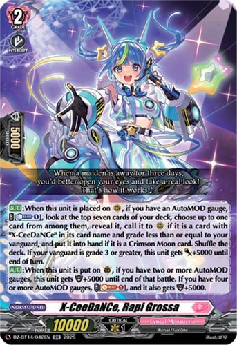 [DZ-BT14/042EN](RR) X-CeeDaNCe, Rapi Grossa