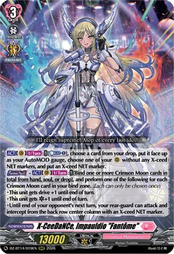 [DZ-BT14/019EN](RRR) X-CeeDaNCe, Impauldio "Fantome"