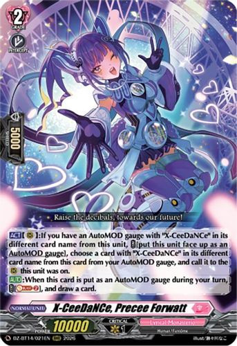 [DZ-BT14/021EN](RRR) X-CeeDaNCe, Precee Forwatt