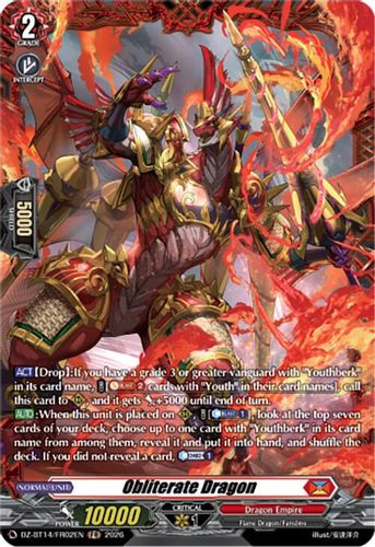 [DZ-BT14/FR02EN](FR) Obliterate Dragon (FR)